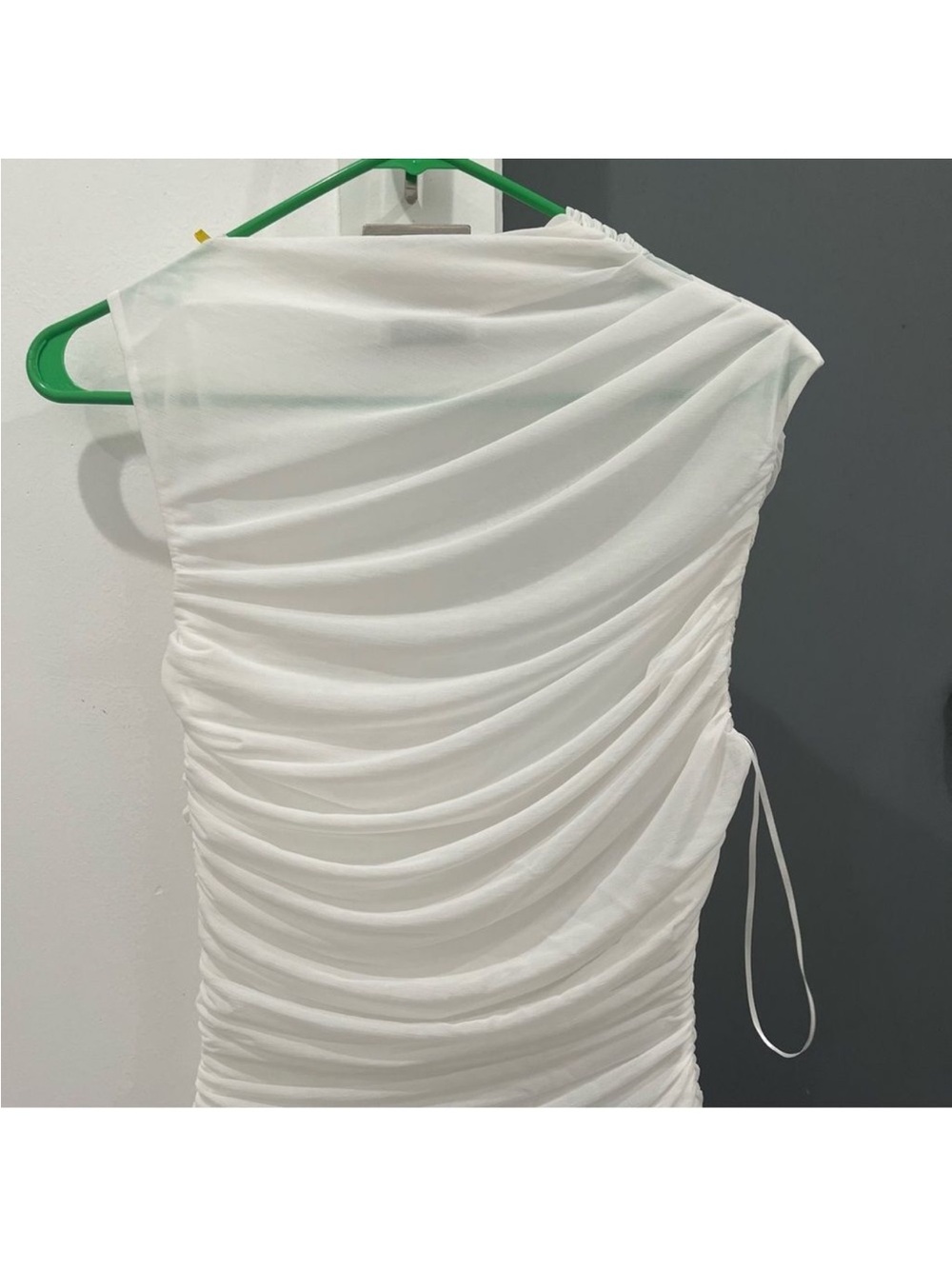 NICHOLAS Two-Tone White Top Black Maxi Dress - Picture 6 of 10